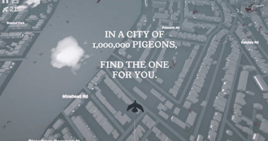 En este momento estás viendo Pigeon: A Love Story, un juego para buscar tu alma gemela paloma, saldrá para Android y iOS