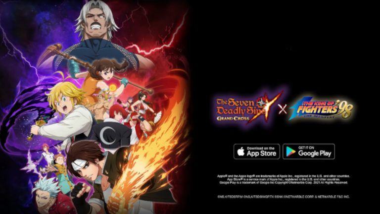 Lee más sobre el artículo The Seven Deadly Sins: Grand Cross vuelven a dar la bienvenida a los luchadores de The King of Fighters ’98