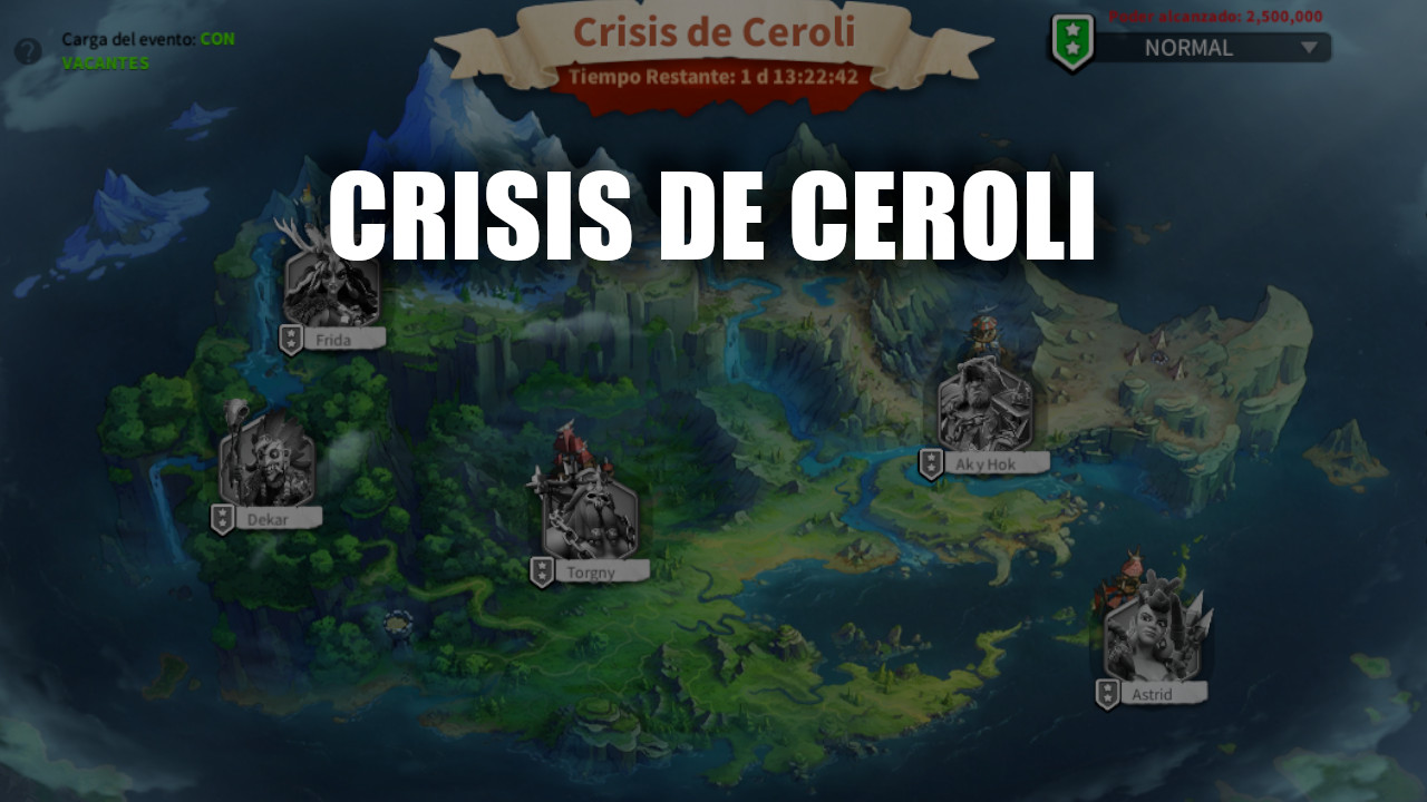 En este momento estás viendo Guía completa de Crisis de Ceroli | Rise of Kingdoms