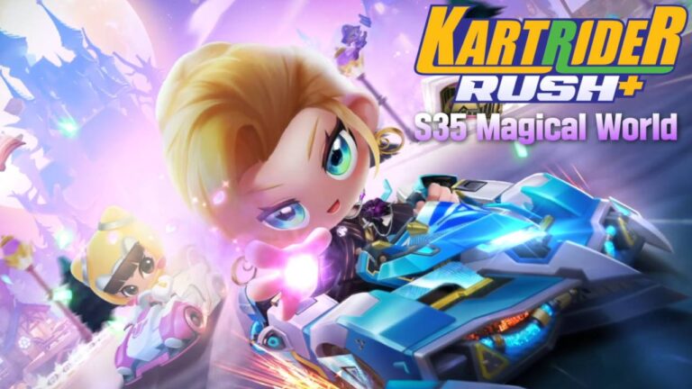 Lee más sobre el artículo KartRider Rush+ lanza su mágica temporada 35 con nuevos karts, personajes y eventos